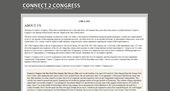 Desktop Screenshot of connect2congress.com