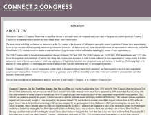 Tablet Screenshot of connect2congress.com